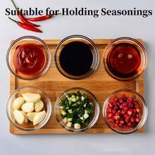 10 件 3 英寸透明塑料酱料盘，适用于小吃、寿司、水果、开胃菜和配菜、学校用品