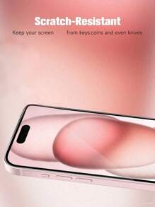 2 Packs 9H Tempered Glass Compatible With 16/16 Plus/16 Pro/16 Pro Max/15/14/13/12/11 Pro Max/X/XS/XR/7/8/SE2/- Edge-To-Edge Protection, Crystal Clear Vision, Effortless Bubble-Free Application