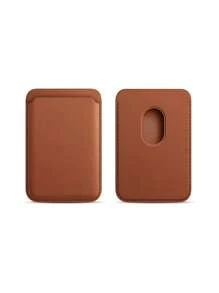 1 件纯色磁性 PU 皮革卡夹保护套,适用于 16 Pro Max/16/16 Pro/16 Plus/15/15 Pro Max/15 Pro/15plus/12/13/14 Pro/12Pro/12ProMax/13 Pro/13 Max/13 Pro/14 Pro14 May/14plus/12 Mini/13 Mini,创意 Magsafe 皮革 PU 卡套,身份证钱包手机背贴 - 彩色 - 查看 14