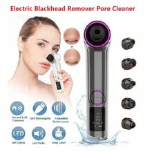 Elektrischer Gesichts-Dampfer & Porenreiniger - Elektrischer Mitesserentferner mit Warmkompresse, sanfter Saugkraft für gründliche Reinigung 500mAh