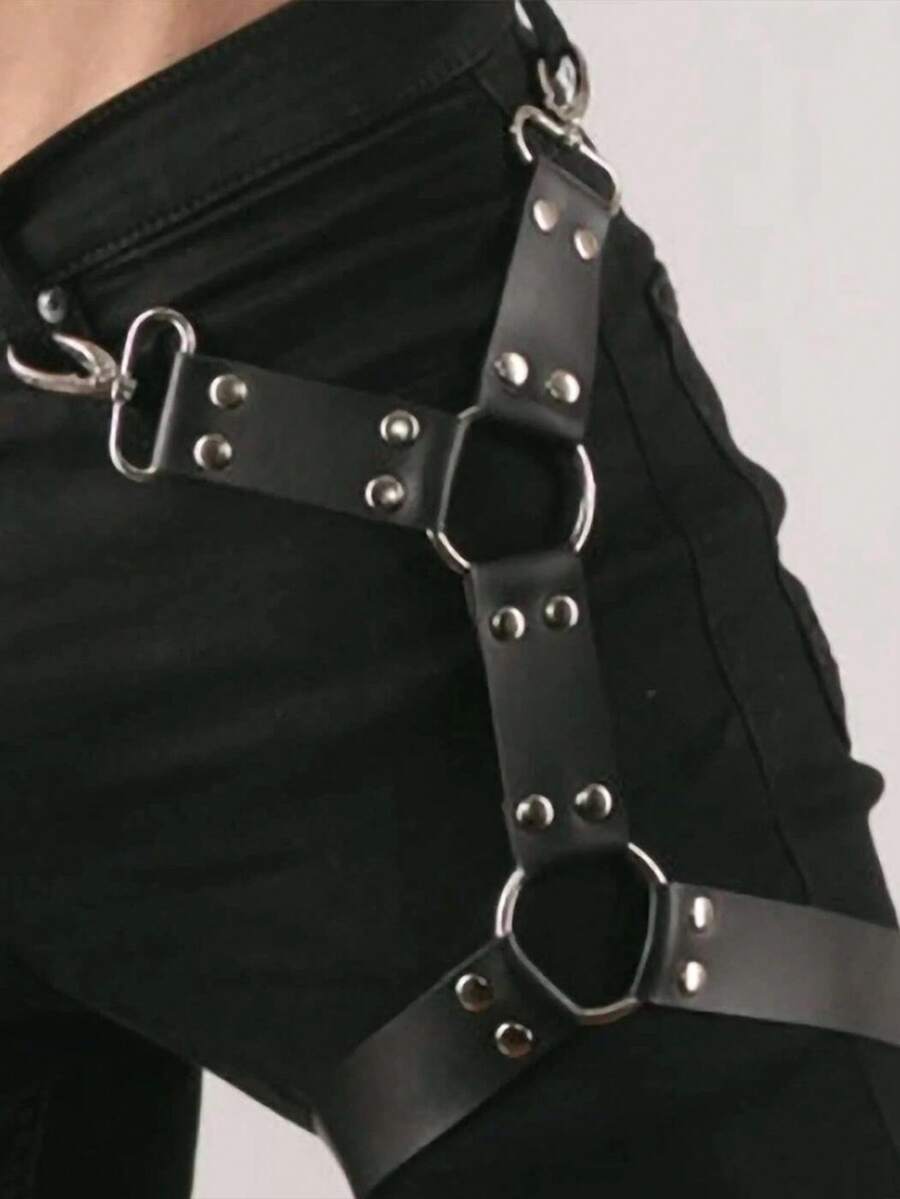 1pc Fashion Belt Accessory - Leg Garter, Pant Hanger, Thigh Strap, Men ...