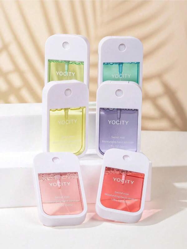 1pc/3pcs Moisturizing & Antibacterial Hand Sanitizer Spray, Portable Hand Wash Liquid. It Helps Maintain Soft Skin, Provides A Refreshing Fragrance, And Offers Antioxidant Protection For All-Day Moisturization. After Use, The Skin Feels Smooth, Nourished, And Comfortable Without Tightness. Hand Sanitizer Spray, Hand Wash Liquid