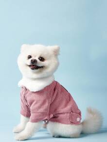 PETSIN Doggy Vest Clothes For Teddy And Medium/Small Dogs (Note: New And Old Style Designs Will Be Randomly Shipped) - Pink - View 3