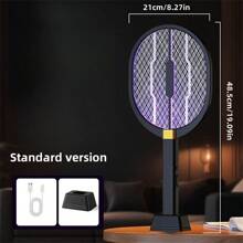 全新便携式静音物理灭蚊灯，家用和卧室USB充电式灭蚊灯，带夜灯