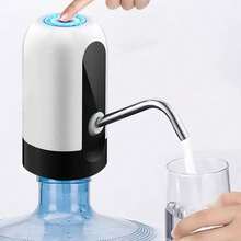 AMAZING VISION Bomba de agua en barril dispensador de agua doméstico dispensador de agua mineral presión eléctrica de agua de alimentación bomba automática de absorción de agua de barril de agua pura - Blanco y Negro - Ver 4