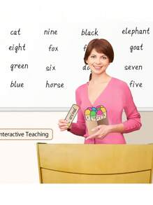 hoojojo 10 Peças de Cartões com Formato de Lápis, Cartões Apagáveis DIY, 4 Cores, Cartões da Sorte, Cartões Surpresa, Cartões com Escrita de Lápis, Jogos de Aprendizagem, Adereços Interativos para Sala de Aula, Adequados para Salas de Aula, Famílias, Papelaria, Materiais Didáticos