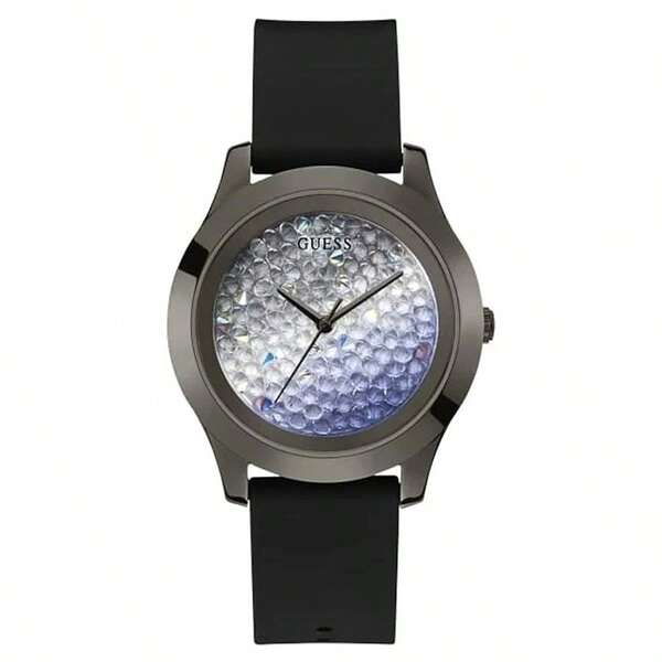  Guess Women's Quartz Watch, Stainless Steel Case, Leather Strap, Quartz Mechanical Waterproof, Suitable For Daily Gatherings And Other Occasions W1223L4