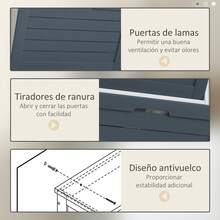 HOMCOM Shoe Cabinets - Xám - Xem 3