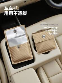 1/2/3/4个装旅行烟灰缸，户外便携式可重复使用烟灰缸袋，防火迷你烟灰缸，适合旅行或日常使用（黑/白），万圣节特惠 - 彩色 - 查看 9