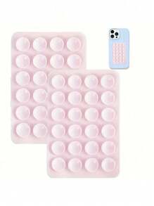 4 pezzi/2 pezzi Impugnatura in silicone per telefono, adatta a tutti i modelli di telefono, supporto adesivo per telefono, maniglia adesiva per telefono senza mani, supporto per impugnatura del telefono per selfie e video compatibile con , telefono Android, regalo per compleanni, famiglia, amici, supporto per telefono, accessori per telefono