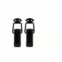 1 pieza Accesorio de clip para parachoques de automóvil, kit de clip de bloqueo de labio de parachoques delantero y trasero de fibra de carbono para automóvil y camión - Negro S - Ver 1