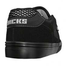 Hocks Flat Lite Black Reflective Unisex Sneakers | Black - Black - View 9
