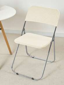 2Pcs/Set Polar Fleece Folding Chair Covers Elastic Dining Chair Slipcovers Chairs Seat With Backrest Cover Protector Wedding - Multicolor - View 13