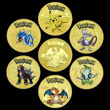 bandai Kolekcja  pamiątkowych – klasyczne medale kolekcjonerskie z wizerunkiem Charizarda i nie tylko, idealne dla fanów, kolekcjonerów i prezentów. Uczcij swoją podróż. - Wielokolorowe - Zobacz 5