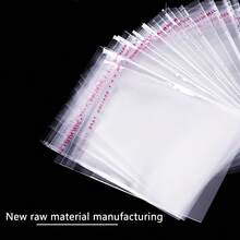 sealsuer 100pcs 2"-13" OPP Multi-Size Self-Adhesive Cellophane Bags, Reusable Resealable Gift Bags, Transparent Self-Adhesive Storage Bags For Pants, Shoes, Anniversary, Birthday, Wedding, Back To School Gifts, Jewelry Packaging Garment Bag Waterproof Bag Clothes Organizer Clothes Storage Clothes Bag Packing Cubes Travel Essentials - Clear - View 4