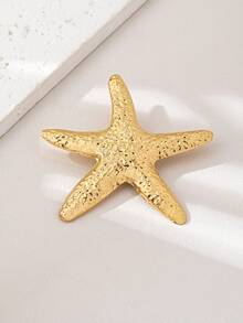 1pc Gold Floral Luxury Brooch Pin, Vintage Style Versatile Jewelry For Women, Party/Wedding Accessory - Yellow Gold - View 15