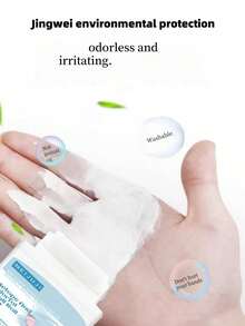 Water-Based White Latex Paint, Interior Wall Waterproof, Small Roller And Repair Paste - 100g White Wall Repair Paint With Small Roller In Box - View 5