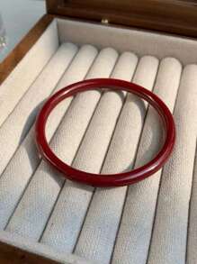 1 件桃花色仿玉手链，甜美百搭玉手链，适合 75 公斤以下女性（手工制作，表面略有痕迹，细圆款手链易碎） - 桃花色 - 查看 16