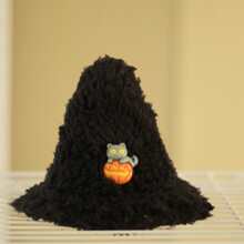 1 件南瓜服装，适合拉布布戴南瓜帽、南瓜裤、魔鬼南瓜服装，适合万圣节角色扮演和展示 - 彩色 - 查看 17