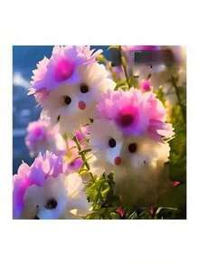 Reyrs Vitality Seeds Rich Fragrance Heat-Resistant Collection Of Flowers, Potted Plants, Green Plants, Cold-Resistant Cats, Color-Absorbing, Flowers, Orchids, Indoor And Outdoor Flowers, Formaldehyde Removal Resistant To Dryness And Able To Survive - 桃花貓[四季花開]5球 - 查看 1