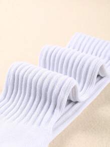 1/3 Pairs Women's Fall Autumn Winter Warm Slouch Knit Socks Simple Solid Color Slouchy Socks Women Scrunch Socks Men's And Women's Crew Socks Bubble Pile Socks Black, White & Gray Compression Socks Comfortable, Breathable, Fashionable Perfect Gifts For Hiking, Back To School, Halloween & Christmas Xmas