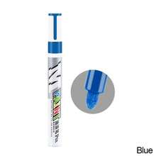 Rotulador de pintura impermeable para reparar arañazos en la pintura del coche, rotulador de pintura para el cuidado de la banda de rodadura del coche, automotriz, negro, blanco, rojo, plateado RYXO - Azul - Ver 14