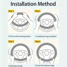 Universal Ice Silk Grid Steering Wheel Cover - No Inner Ring PU Leather, Anti-Slip, Breathable & Durable For Cars/Trucks - Xám - Xem 3