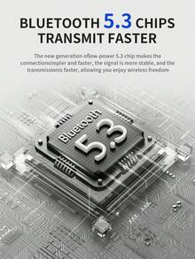 QCY 真无线耳机，配备 Lightning 充电盒，续航时间超过 24 小时，轻松与智能手机配对，无线耳机盒，TWS 真无线耳机 - S36 - 查看 6