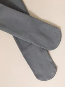 1 件女童儿童婴儿紧身裤，纯灰色，无脚紧身裤，无脚紧身裤，羊毛裤，适合日常紧身裤，简约百搭无脚裤，薄绒舞蹈裤，表面光滑，柔软，亲肤，学院公主，可爱风格，连裤袜，适合春季，冬季，日常穿着，可爱优雅，连体袜，时尚百搭，户外紧身裤，返校季，学生，新学期，学校，教室 - 灰色 - 查看 8