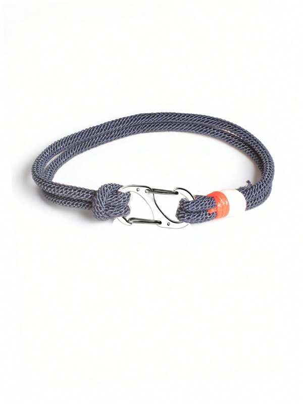 Men's Simple Fashion Navy Blue Bracelet, Suitable For Daily Wear