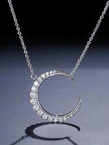 1 件时尚方晶锆石项链吊坠女士情人节礼物婚礼珠宝情人节、妈妈、母亲、母亲节、礼物 - 1# - 查看 6