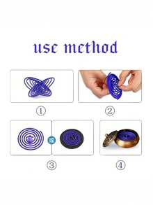 40 件薰衣草香盘，柠檬草螺旋香，天然柠檬草香味，适用于：家庭空气清新和驱蚊，泳池边，露台，门廊，甲板，露营和徒步旅行，适合冥想和缓解压力 - 多色 - 查看 4