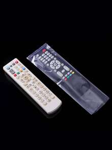 100pcs Transparent PVC Shrink Wrap Remote Control Protective Covers,Kitchen Decor,Household Items - Multicolor - View 5