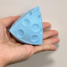 新品上市有趣可爱的奶酪挤压玩具，新奇奶酪减压球 - 彩色 - 查看 14