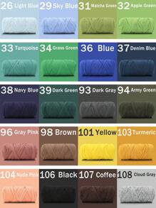 1/2 piezas Hilo de camiseta premium - 200g/pieza Hilo elástico de alta calidad, hilo de poliéster suave y elástico para proyectos de ganchillo vibrantes, ideal para decoración del hogar, manualidades DIY como tejido DIY, proyectos de ganchillo, bolsos tejidos a mano, cestas, mantas, alfombras, zapatos, pantuflas, cojines y muñecas, hilo multicolor | Hilo de poliéster | Hilo acrílico | Accesorios de tejido