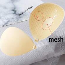 3 paia di reggiseni invisibili riutilizzabili senza spalline con chiusura anteriore, toppe invisibili per capezzoli per donne, reggiseno senza spalline e senza cuciture, adesivo in silicone per copertura dei capezzoli, accessori per abiti da sposa e lingerie