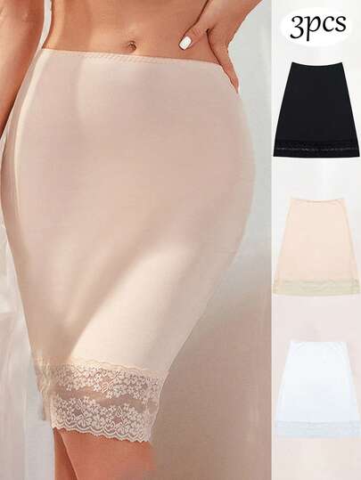 3件/2件/1件 - 新款性感衬裙丝滑速干防晒可调节披肩，女士腰带，围巾，运动打底裙，防尴尬防眩光，一体式裙子遮盖臀部，让您看起来更苗条