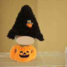 1 件南瓜服装，适合拉布布戴南瓜帽、南瓜裤、魔鬼南瓜服装，适合万圣节角色扮演和展示 - 彩色 - 查看 5