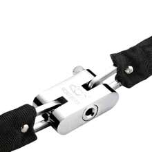 1pc Metal Cut Iron Anti-Theft Chain Lock, Suitable For Protecting Bicycles, Motorcycles And Cars, No Power Supply Needed