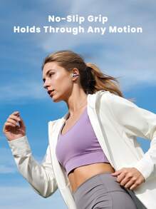 Kinglucky AirClip 开放式耳机佩戴舒适稳固，音效沉浸，50 小时超长电池续航时间，蓝牙 5.4 无线耳塞，轻巧且适合戴眼镜的夹式耳塞，适合通勤全天佩戴 - 均碼 - 查看 10