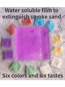 100pcs/50pcs/10pcs Disposable Ashtray, Water-Soluble Membrane To Prevent Odor, Suitable For Home, Office, Bedroom, Living Room, Bar And Internet Cafe, Quickly Removes Smoke And Absorbs Smoke And Ash