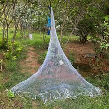 Monofilament Fishing Net 3ft-12ft Handcrafted Throwing Net Reusable Durable And Sturdy Suitable For Beginners