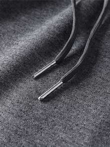 2 Peças Conjunto Esportivo Masculino, Conjunto Esportivo Casual com Capuz, Roupas de Outono