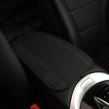 1 cojín de reposabrazos de coche impermeable y anti-suciedad de PU cómodo, cojín de control central, suministros automotrices - Rosa - Ver 8