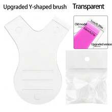 10pcs Y-Shaped Eyelash Lift Brush, Suitable For Eyelash Perming, Eyelash Extension, Reusable Plastic Cleaning Comb, Eyelash Extension Curler Tool, Eyelash Lift Brush