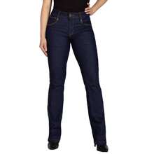 Women's Country Straight Leg Jeans 34 To 56 - 深色水洗藍 - 查看 5