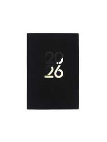 2026 Planner, 365 Days Daily Agenda Notebook, 1pc - 200 Sheets/400 Pages A5, Time Management Journal In English, Spanish, Portuguese