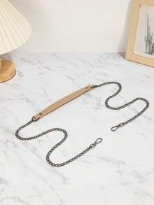 女士金属链肩带，可调节斜挎包配件