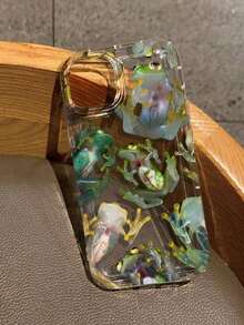 Realitic Frog Print Clear Case Compatible With IPhone - 無色 - 查看 8