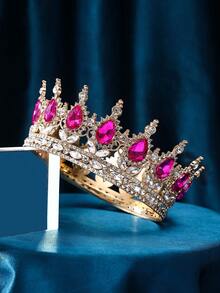 1 pièce Accessoire de couronne de mariée européenne pour robe de mariée, article pour anniversaire et cadeau pour adulte. Accessoires de la Saint-Valentin - Argent - Voir 11